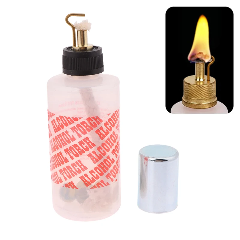 1PCS Plastic Dental Lab Dentistry Denture Empty Alcohol Torch Alcohol Bottle Chemical Wax Type Alcohol Lamp