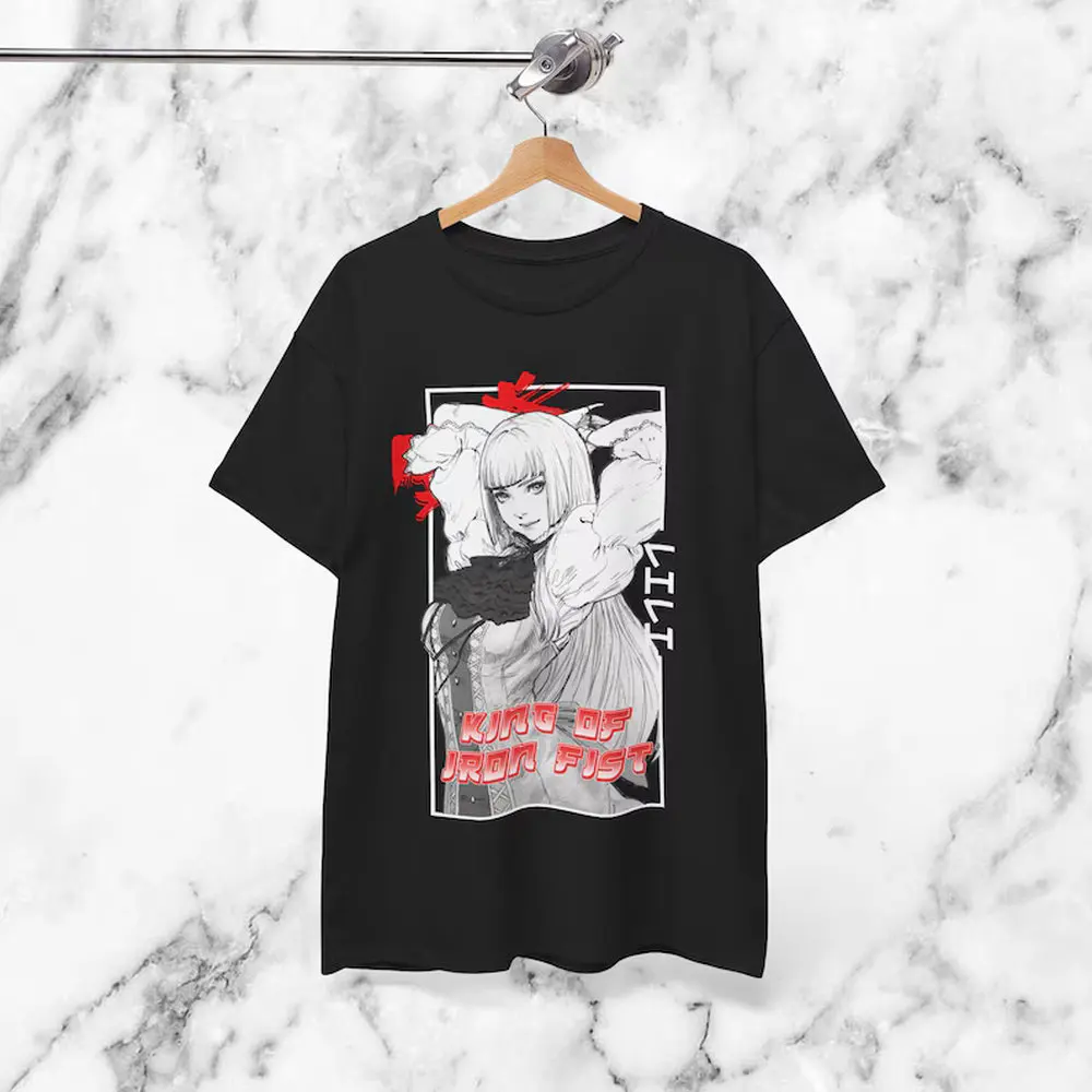 

p44 game Tekkenfans TEE T-shirts for both men and women clothes 2025 new Graphic Streetwear 100% Cotton