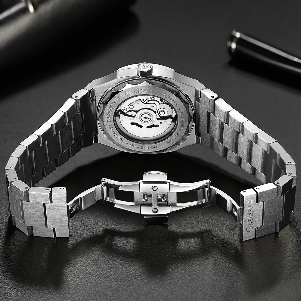 CADISEN Watch for Men Luxury Automatic Men Miyota 8215 Movement