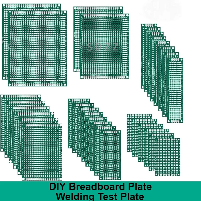 

10PCS Sided PCB Universal Printed 7x9 10x10 8x12 6x8 9x15CM DIY Breadboard Plate Welding Test Plate