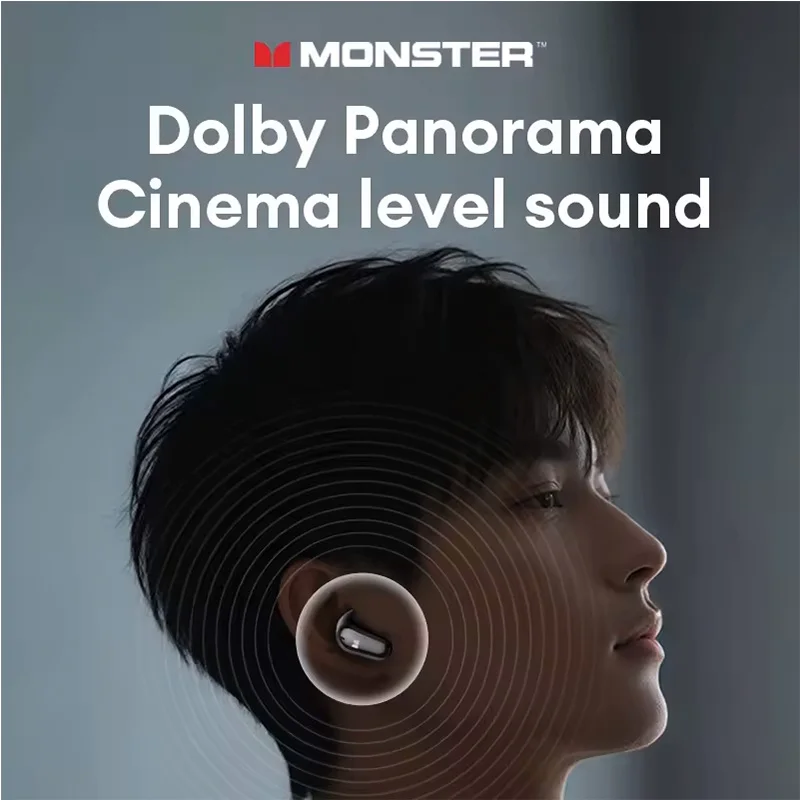 Monster TWS Wireless Bluetooth 5.4 Earphones HIFI Stereo Headset Music Gaming Headphones Noise Canceling In Ear Earbuds With Mic