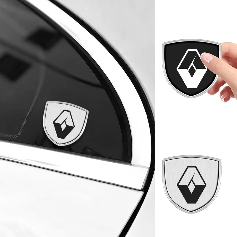 

1/2pcs Car Styling 3D Metal Emblem Body Window Sticker Decal For Renault Suzuki Kia Seat MINI Alfa Romeo Honda Jaguar Ford JEEP