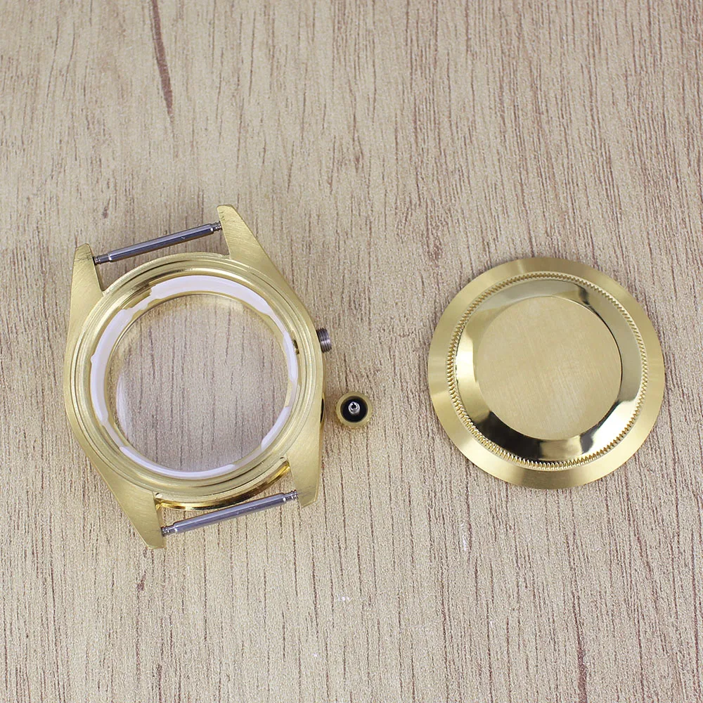 36 مللي متر/39 مللي متر موضة والعتاد شطبة حافة مستديرة ساعة حافظة الياقوت الزجاج ل Nh35 Nh36 Nh70 Nh72 8215 Movt 28.5 مللي متر الطلب DJ SK وزارة الدفاع أجزاء