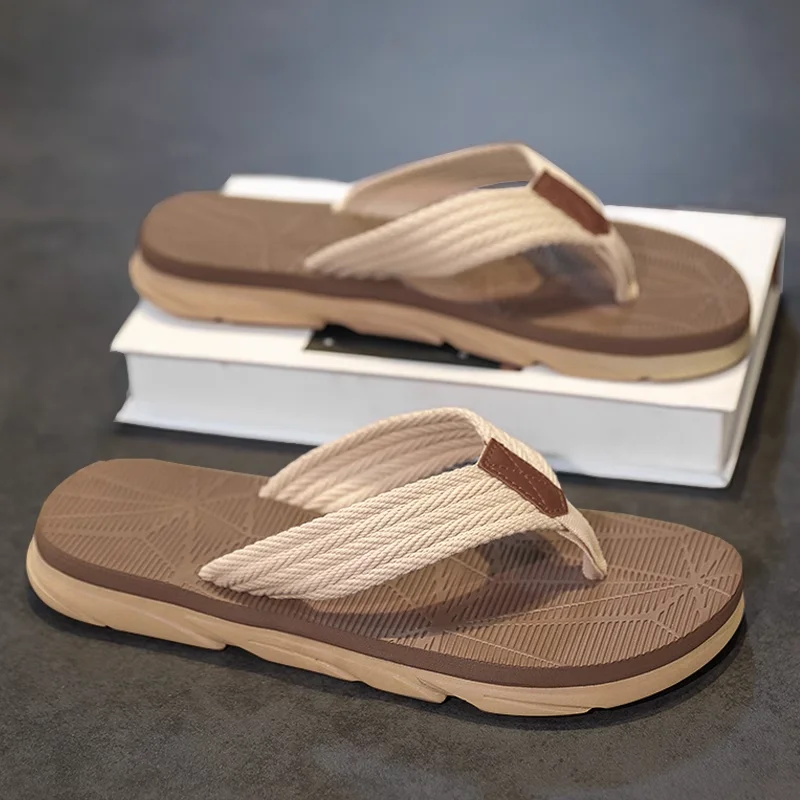 

Men's Summer Outdoor Wearable Anti-Slip Wear-Resistant Sandals Soft Bottom Sports Large Size Beach Slippers EVA Material