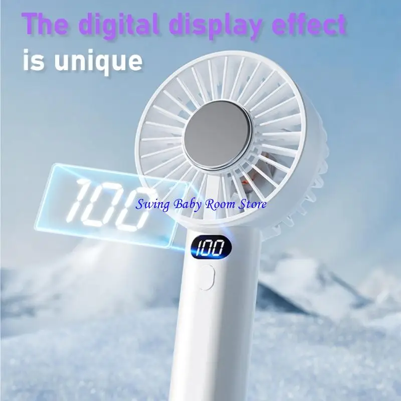 K1AD مروحة مصغرة هادئة للمنزل والنشاط في الهواء الطلق محمولة الرياح القوية محمولة محمولة محمولة