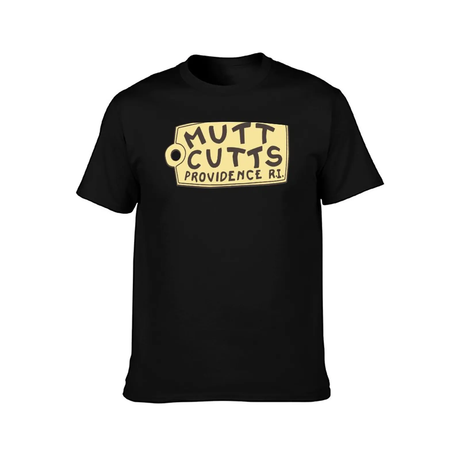 Mutt Cutts Logo T-Shirt Vintage Style Printed Top T-Shirt