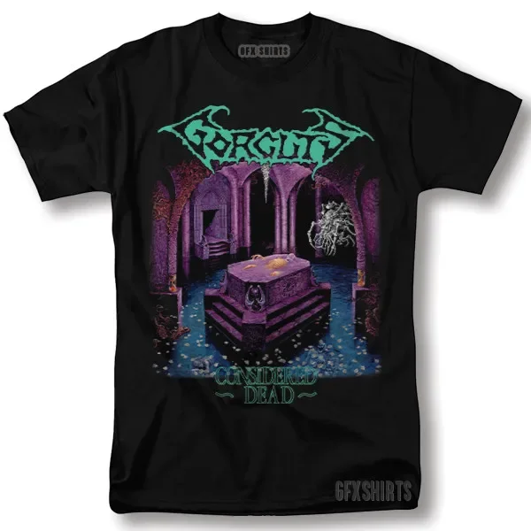 Gorguts Considered Dead Shirt Rock Death Metal Concert Graphic Design T-Shirt