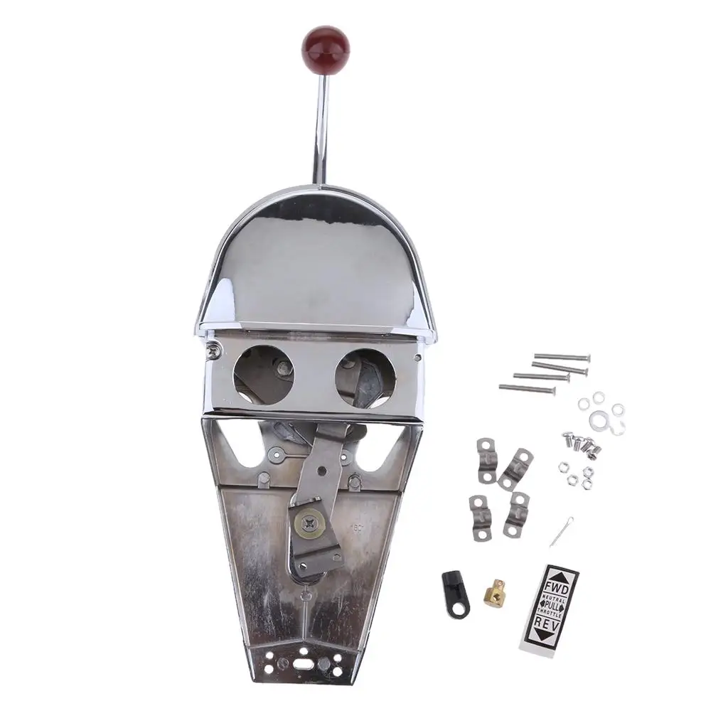 

Top Mount Control Single Lever Stainless Steel Boat Throttle Side Marine Engine Universal Lever for Sailing