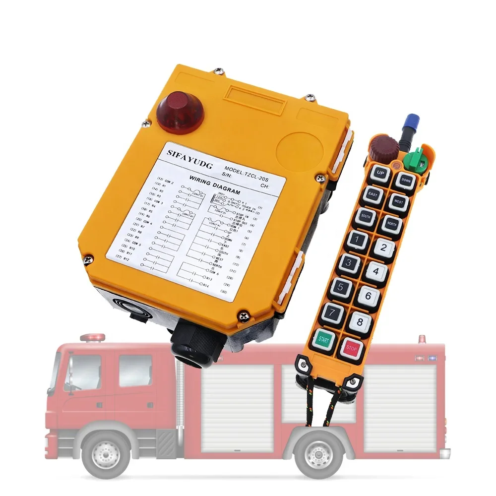 Professional Customization Smart Single Speed Industrial Crane Lifting Radio Remote Control Wireless