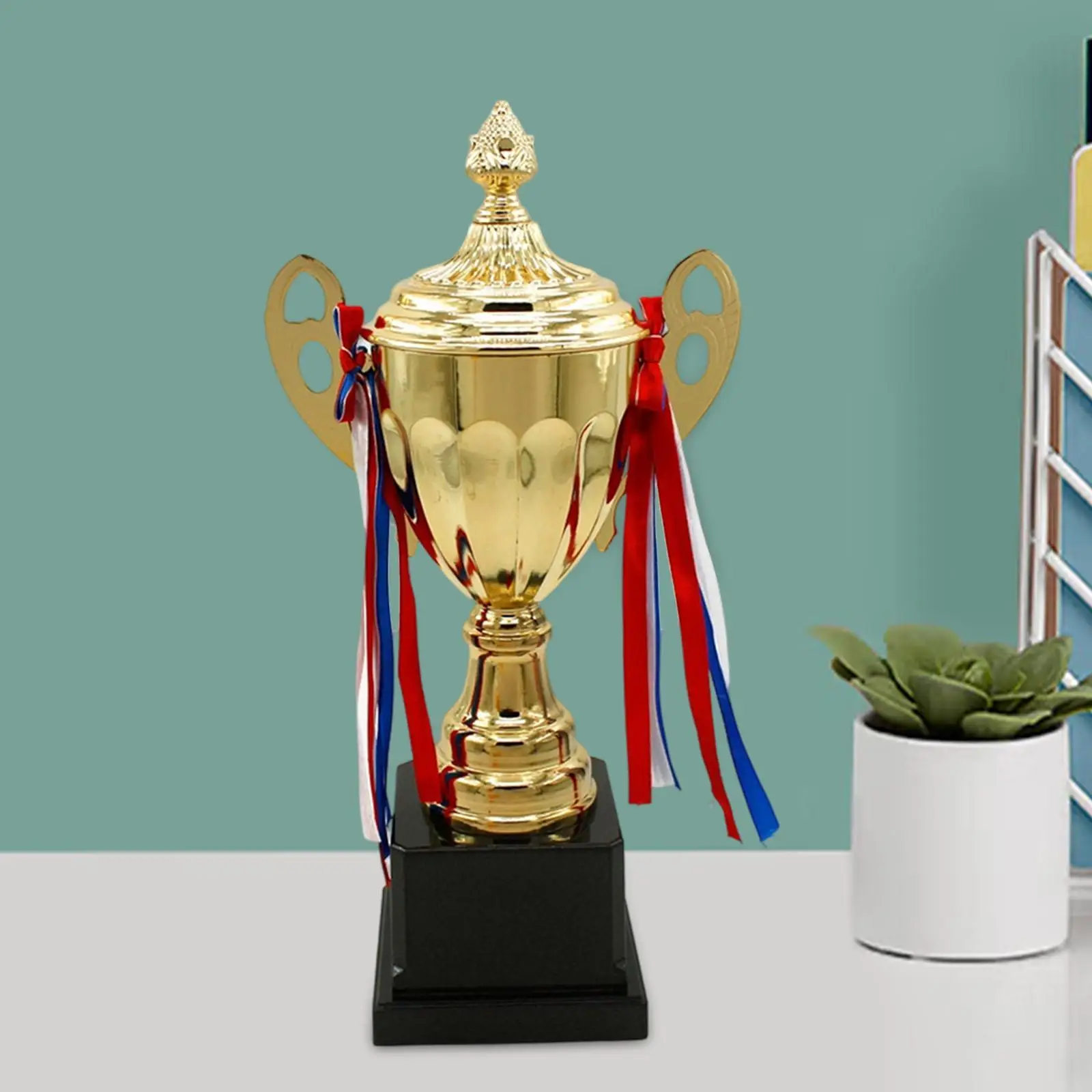 Modern Trophy Cup Soccer Prize Football Trophy Award for Kids Adults Corporate Events Party Celebration