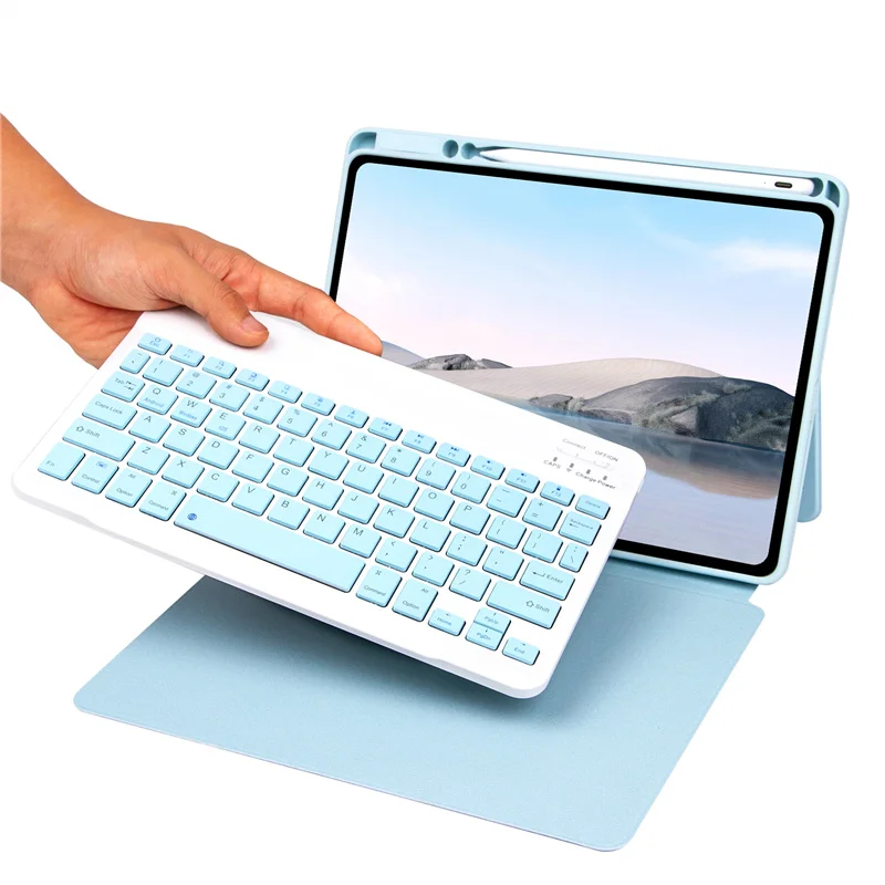 Imagem -02 - para Apple Ipad Pro 12 2023 2023 2023 2023 Case Touchpad Teclado Russo Espanhol Hebraico Coreano Alemão Francês Teclado Capa