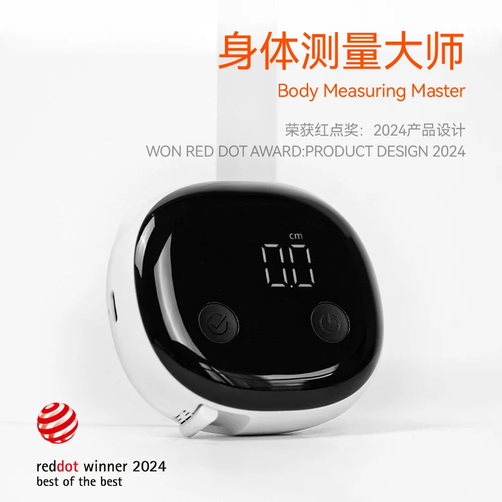 

For The three-dimensional ruler automatically shrinks twaist ruler, and digital display of Bluetooth electronic tape