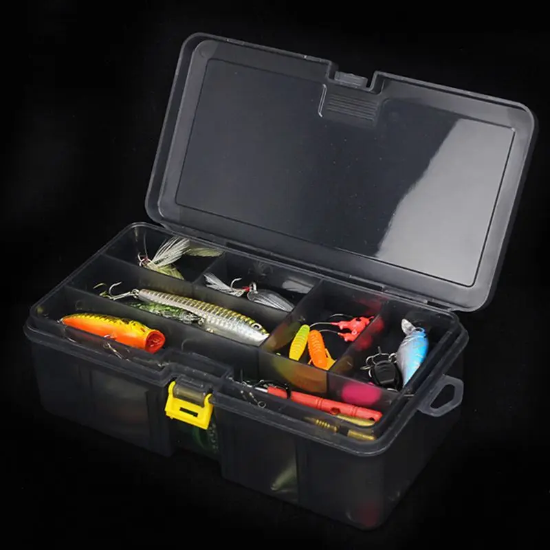 Portable Small Box Multipurpose Storage Box Organizer Tool Box Double Layer Box Storage Assortment Boxes Small Parts Box