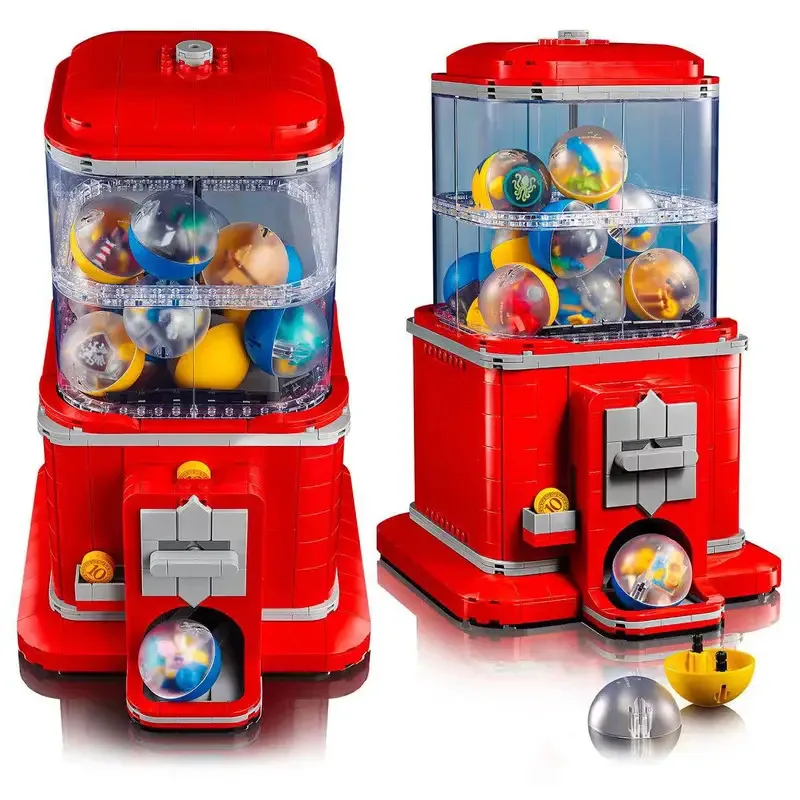 

MOC Technik Character Gachapon Machine Model Building Blocks Set Creative Educational Toy Christmas Gift for Boys