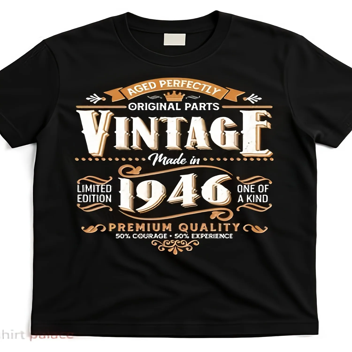 Men'S Casual Graphic Tee Celebrating The 80Th Birthday, Featuring Vintage Design Elements from 1946 Made with Premium Quality Materials, This Short-Sleeve Crew Neck Shirt Is Soft And Comfortable Funny Shirt, Cute Tee,