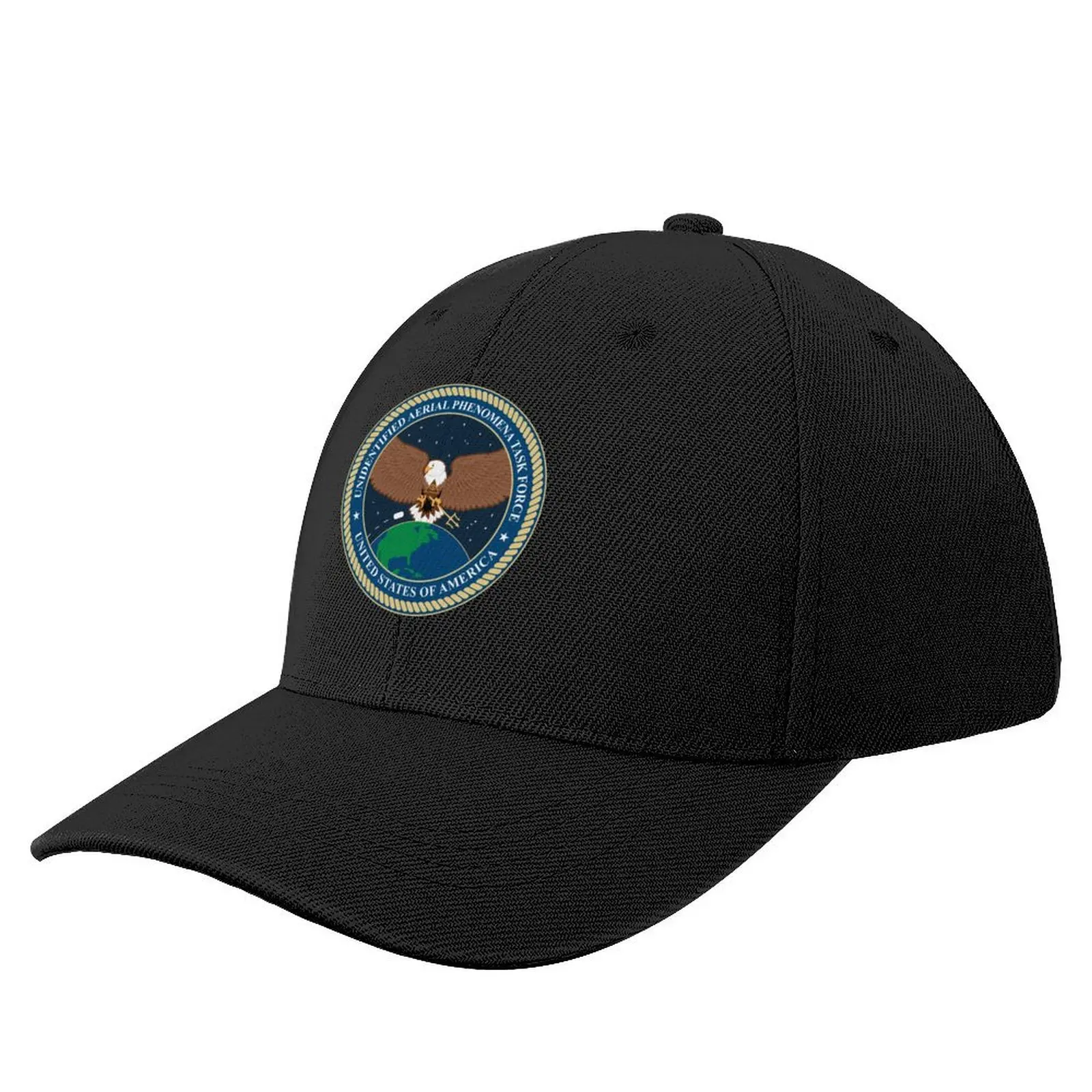 Unidentified Aerial Phenomena Task Force (UAPTF) Insignia Baseball Cap black sun hat Women's Hats Men's