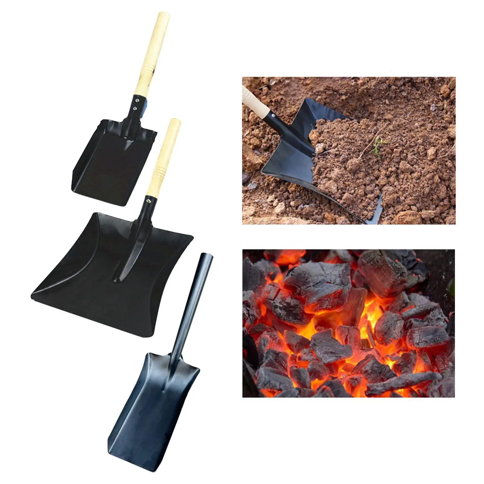 

Multifunctional Shovels Fireplace Cleaning Axe Portable Gear Garden Survival Household Commodity Parts Indoor Chimney Shovels