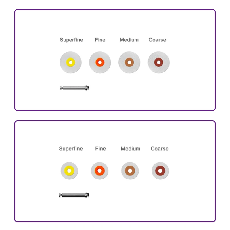 40 Stuks Tandheelkundige Composiet Afwerking En Polijsten Schijven Doorn Strepen Set Orale Doorschijnende Polijstschijven Tandarts Slijpen Gereedschap