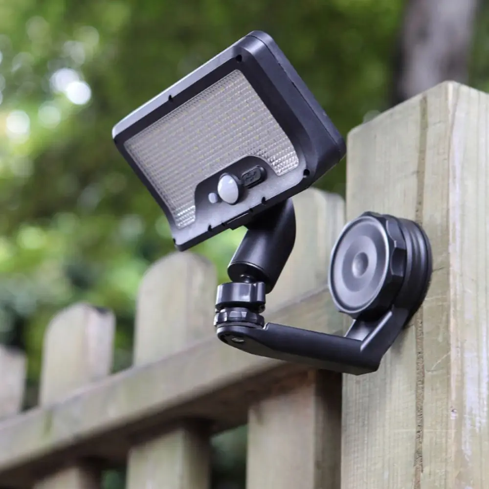 180 Degree Foldable Solar Wall Light 92 LEDs Waterproof Design Motion Sensor Light Adjustable Brightness Magnetic Base