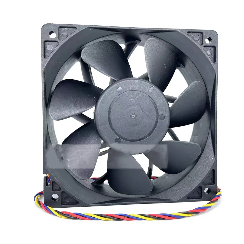 

1pc 12CM Dual Ball Bearing Fast Cooling Fan QFR1212GHE Replacement Cooler 12V 2.7A Front/ Rear Universal for Antminer S7/S9