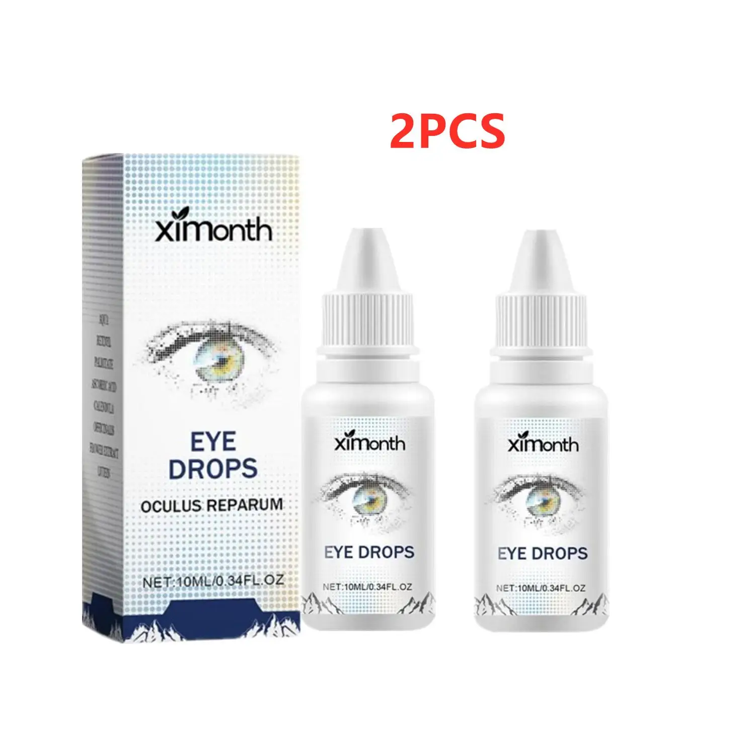 2 Stuks 10Ml Oogdruppels Hydraterende Ogen Effectief Verlichten Droogheid Verfriste Ogen Serum Gezondheidszorg Voor Vrouwen En Mannen