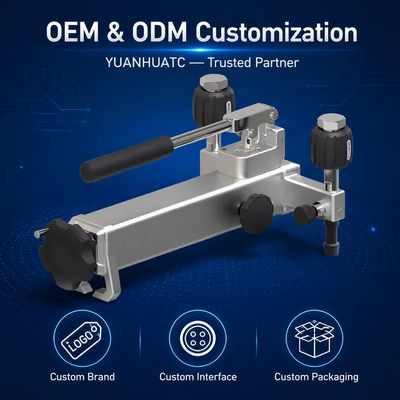 All-in-One Handheld Pressure Calibration Pump YH120S Precision Air Vacuum Calibration System for Power and Chemical Industry