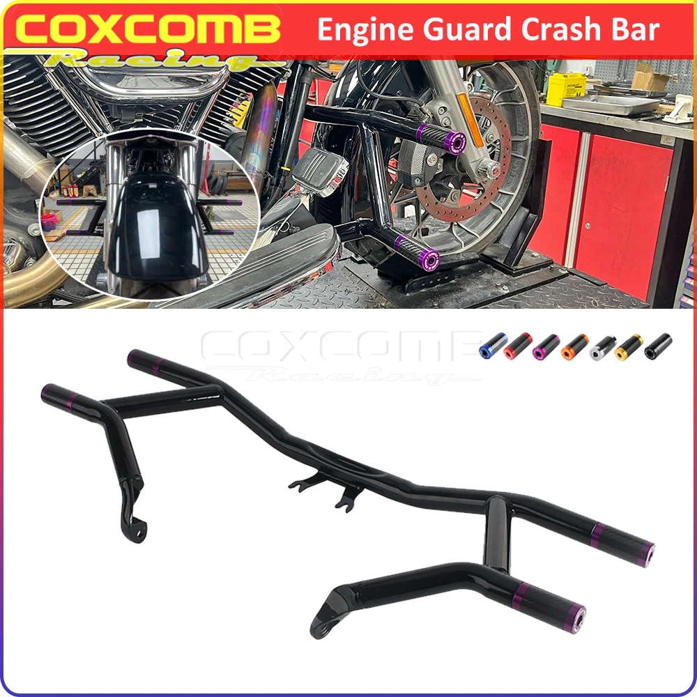 

Для Harley Touring Electra Glide Street Glide Road Glide Road King мотоциклетные подножки для шоссе, защита двигателя 2014-2025