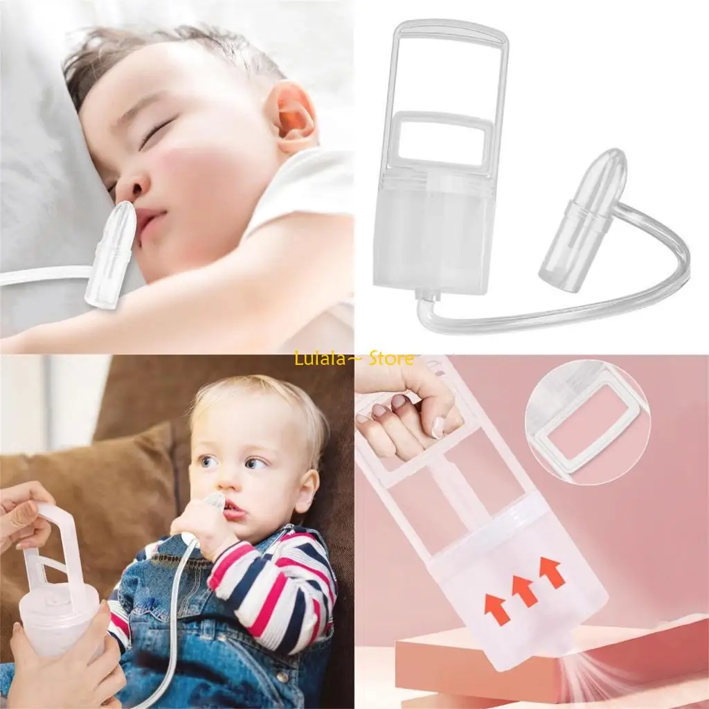

Y4QA Baby Nose Aspirator Newborns Nasal Mucus Suctions Tool Nasal Obstruction Relief