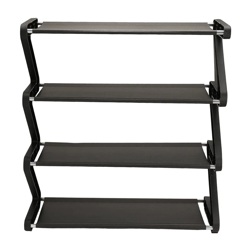 

ABAG Simple Household Shoe Storage Artifact Z-Shaped Shoe Rack, Cute Shoe Rack Multi-Layer Assembly Shoe Rack