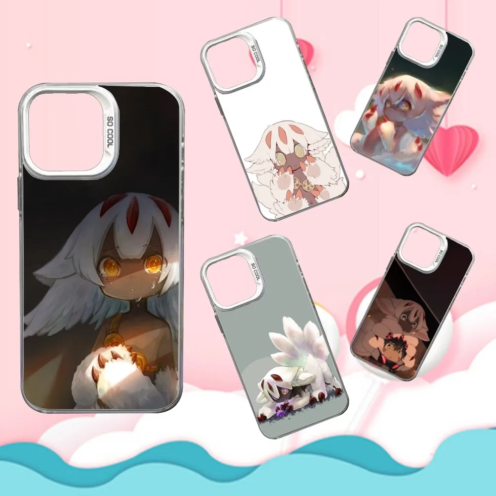 

M-Made In A-Abyss Faputa Phone Case For iPhone 16,15,14,13,12,11,Mini,Pro,SE,MAX White Matte Shockproof Cover