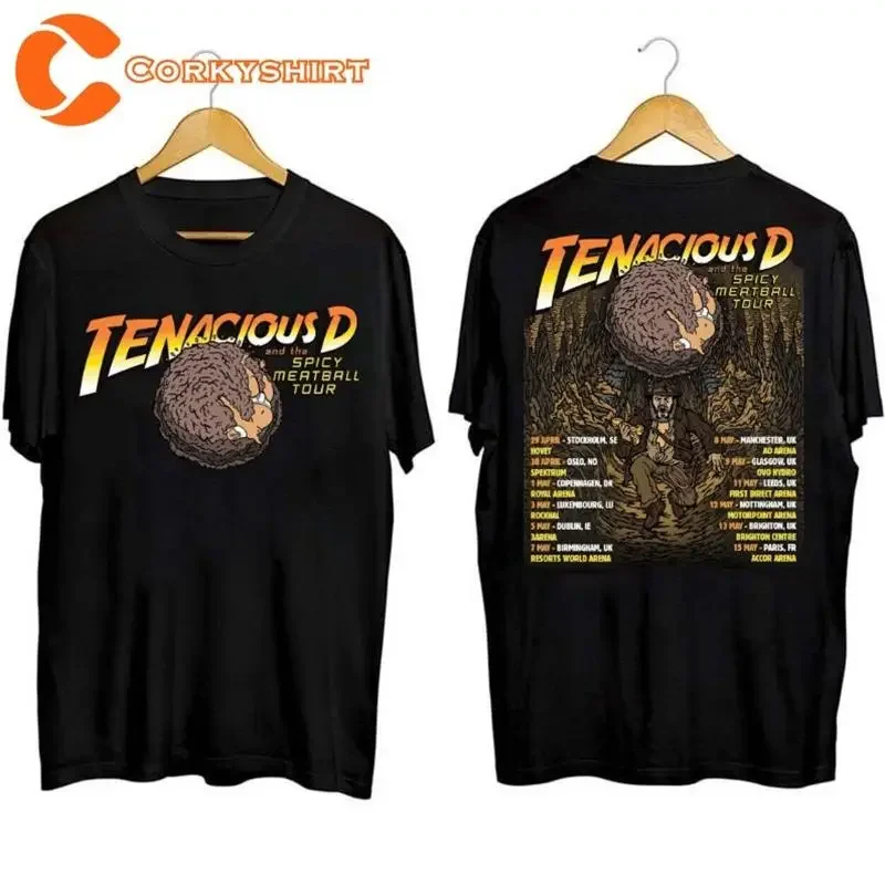 Tenacious D Band Black 2Side T-shirt toutes tailles S à 5Xl