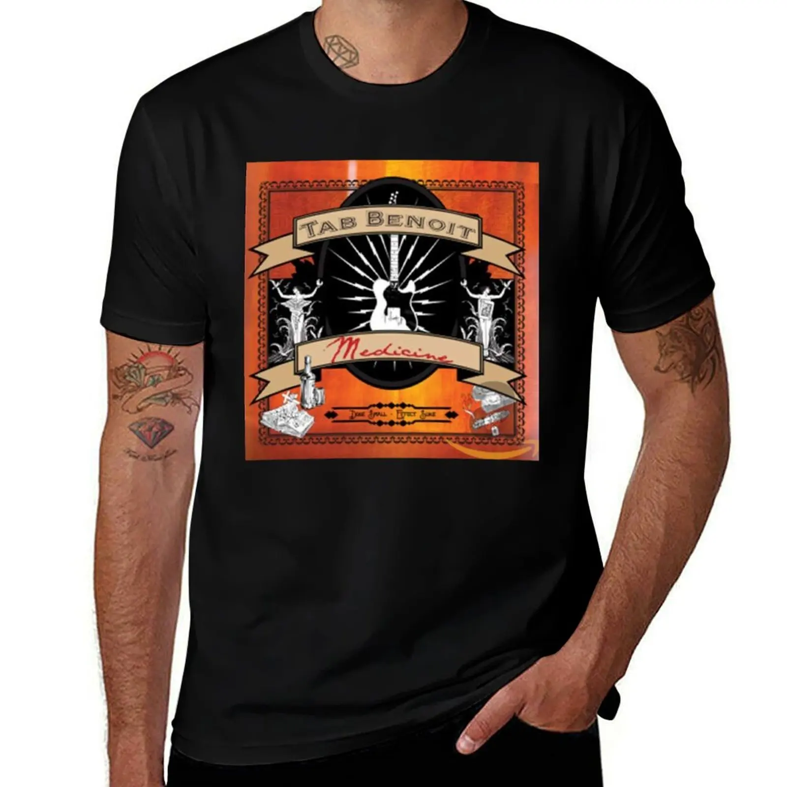 

Tab Benoit Medicine T-Shirt t shirt man plain printed t shirts for man
