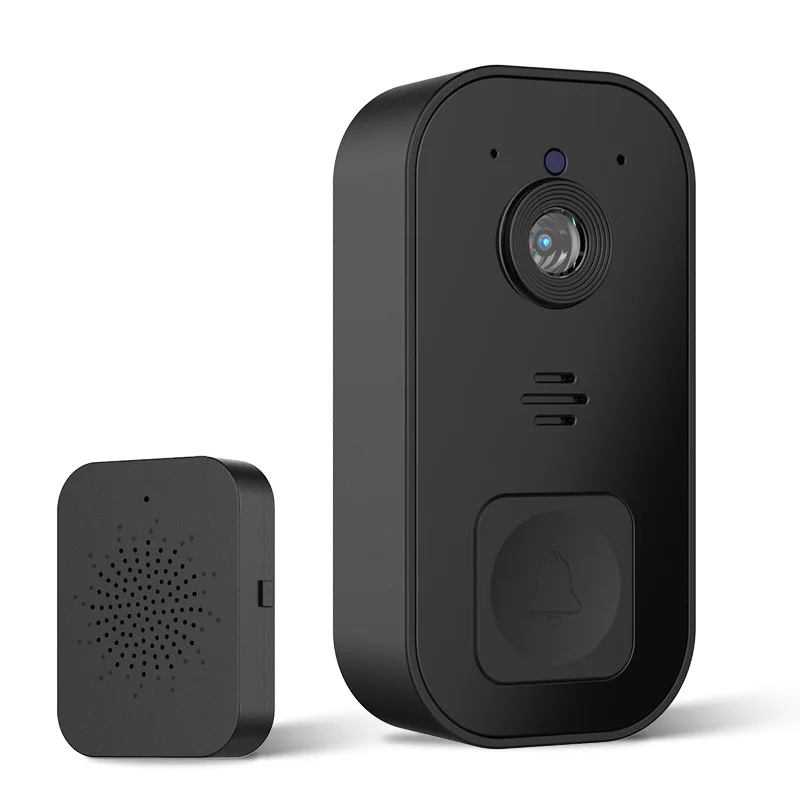 Intelligente Draadloze Perforatie-Vrije Remote Home Monitoring Intercom Hd Night Vision Capture Video Deurbel