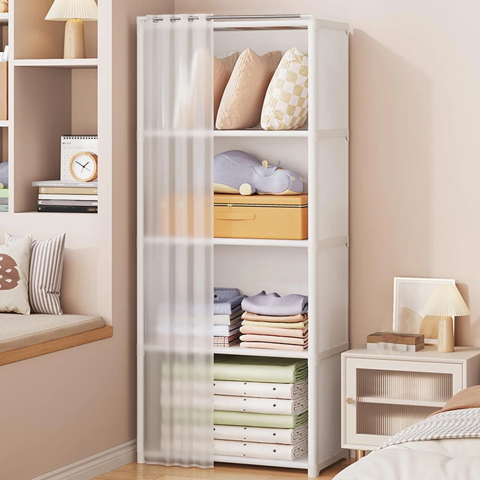 Portable Closet Organizer with Dustproof Cover