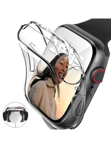 Soft TPU Screen Protector for Apple Watch 10 9 8 45mm 41mm 44mm 42mm 46mm 49mm Full Case Cover for IWatch Ultra 7 SE 6 5 4 3 2