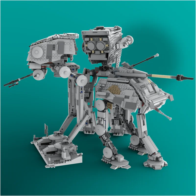 

1267PCS MOC AT-Walker Compilation Star Battle Model Building Block Diy Creative Assembly Educational Bricks Toys Kid Gif