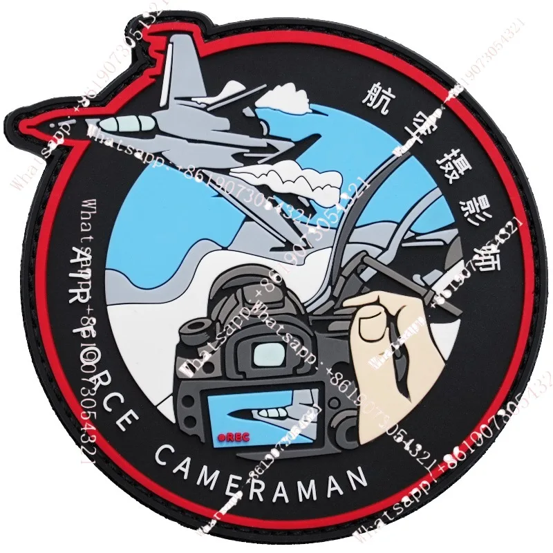 

Моральный значок из ПВХ, липучка, липучка для авиасалонов