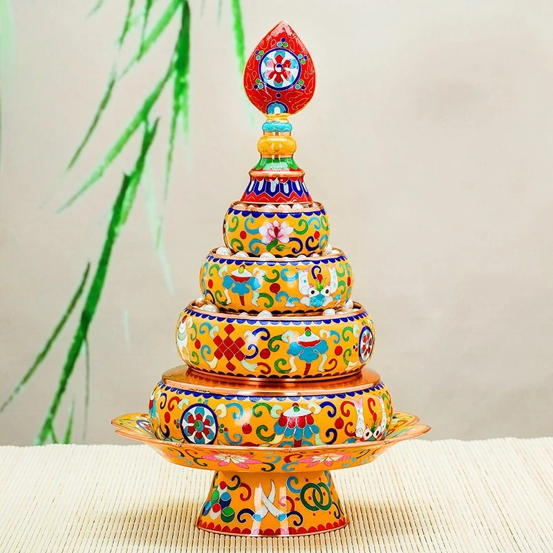 Tibetan supplies are purely hand-polished manza plates, large, medium and small with trays.
