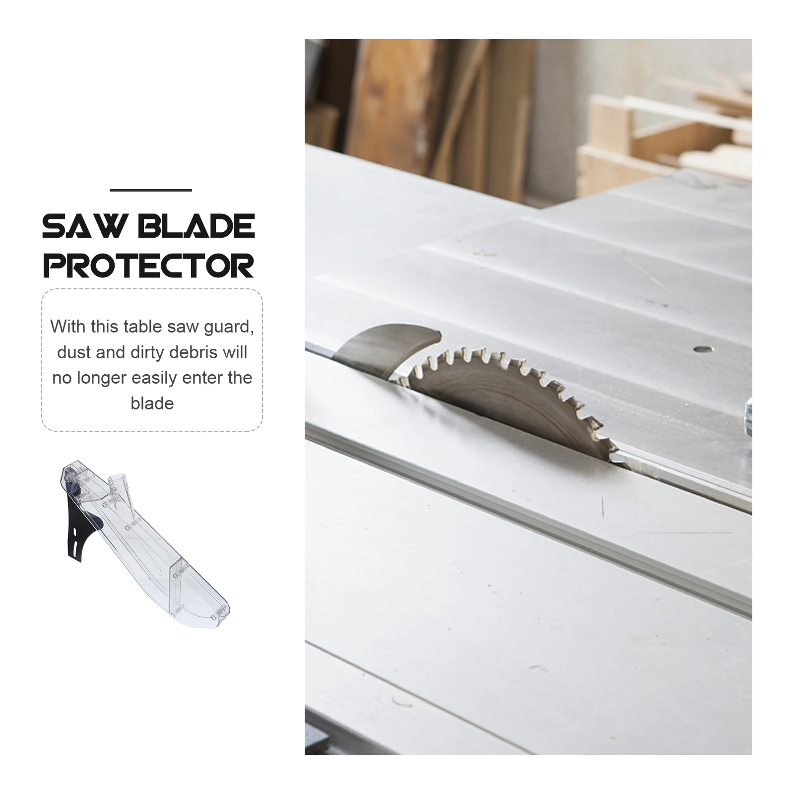 

Plastic Table Saw Universal Protector Cover Dust Safety Power Tool Accessory woodworking Covers Splashing Blocking