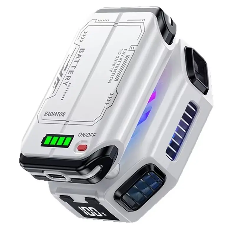NEW HOT In Stock-Magnetic Semiconductor Mobile Phone Cooling Radiator Coolng Radiator 7 Speed Control Universal For PUBG Game Co