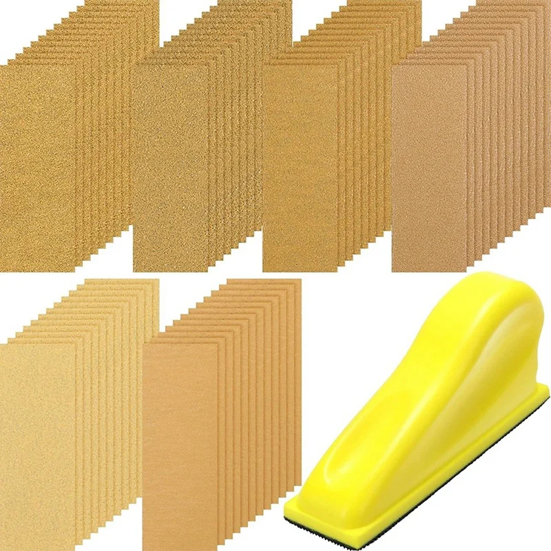 Mini Sander Sanding Tool Small Sander 3.5Xin Sander Paper 80 120 180 240 400 600 Grit Sandpaper For Small Wood Project