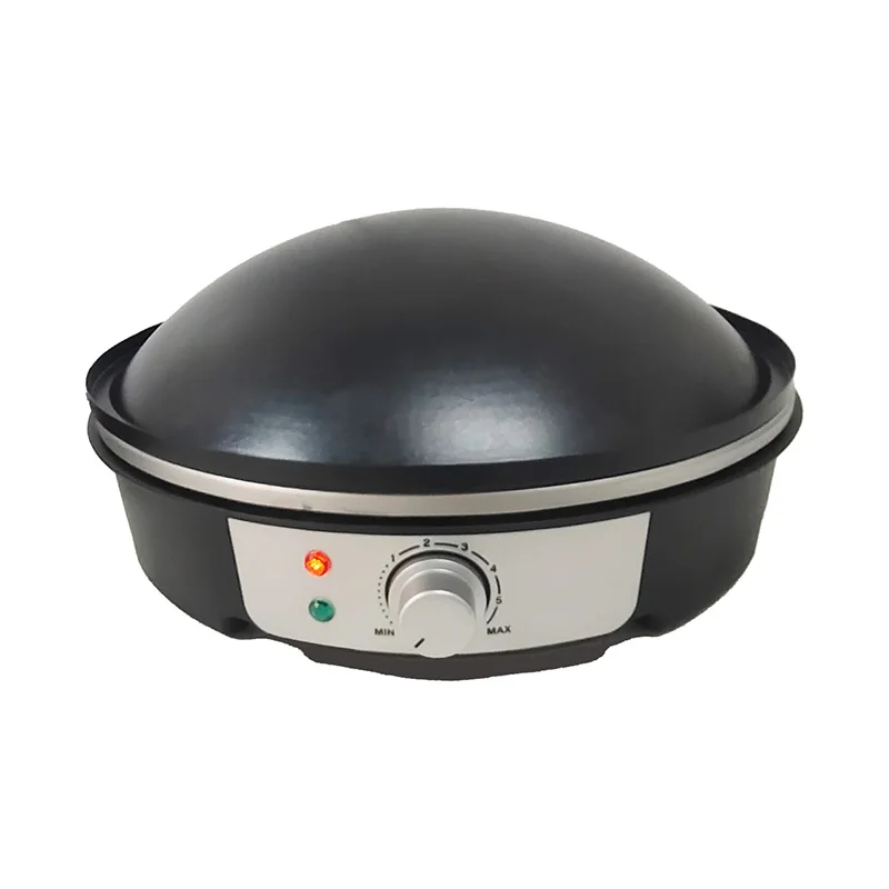 Watt Electric Portable Bread and Pancake Maker Multi-Function Barbecue Maker with Round Pans for Home or Hotel Use