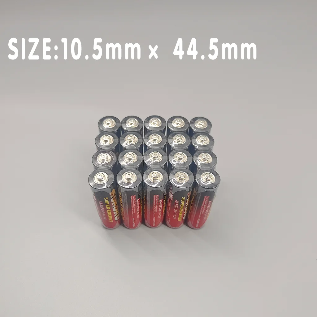 بطارية قلوية يمكن التخلص منها AA |   أداء مستقر 1.5 فولت مناسب لأضواء LED/آلات الحاسبة/جهاز التحكم عن بعد