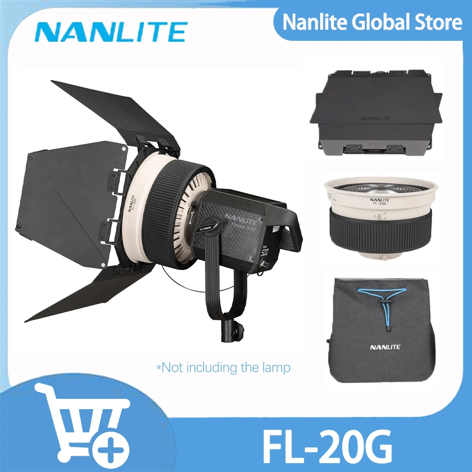 Объектив Френеля Nanlite FL-20G Bowens Mount 10 ° -45 ° Аксессуары для фотосъемки с регулировкой фокуса и прожектора Объектив Френеля Nanlite FL-20G Bowens Mount 10 ° -45 ° Аксессуары для фотосъемки с регулировкой фокуса и прожектора