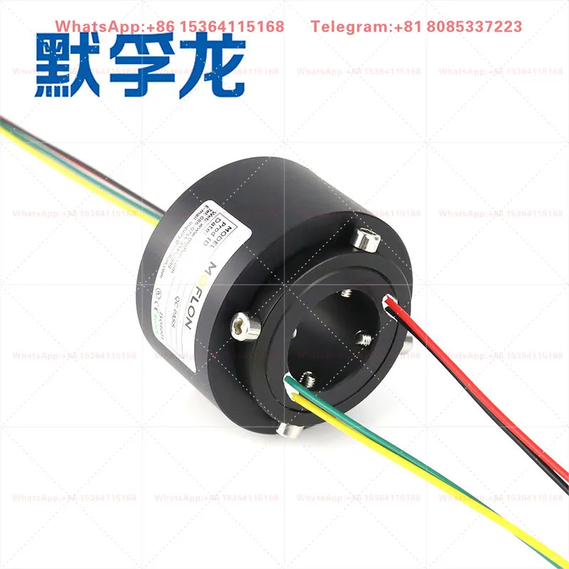 Speed Slip Ring Collector Ring Rotary Joint 0-3000RPM High Rotation Speed Conductive Ring 2 to 24 Circuits Rotary Electrical