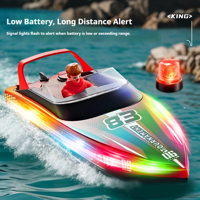 新発売！高馬力2.4G高速リモコンボート、子供用水遊びおもちゃボート