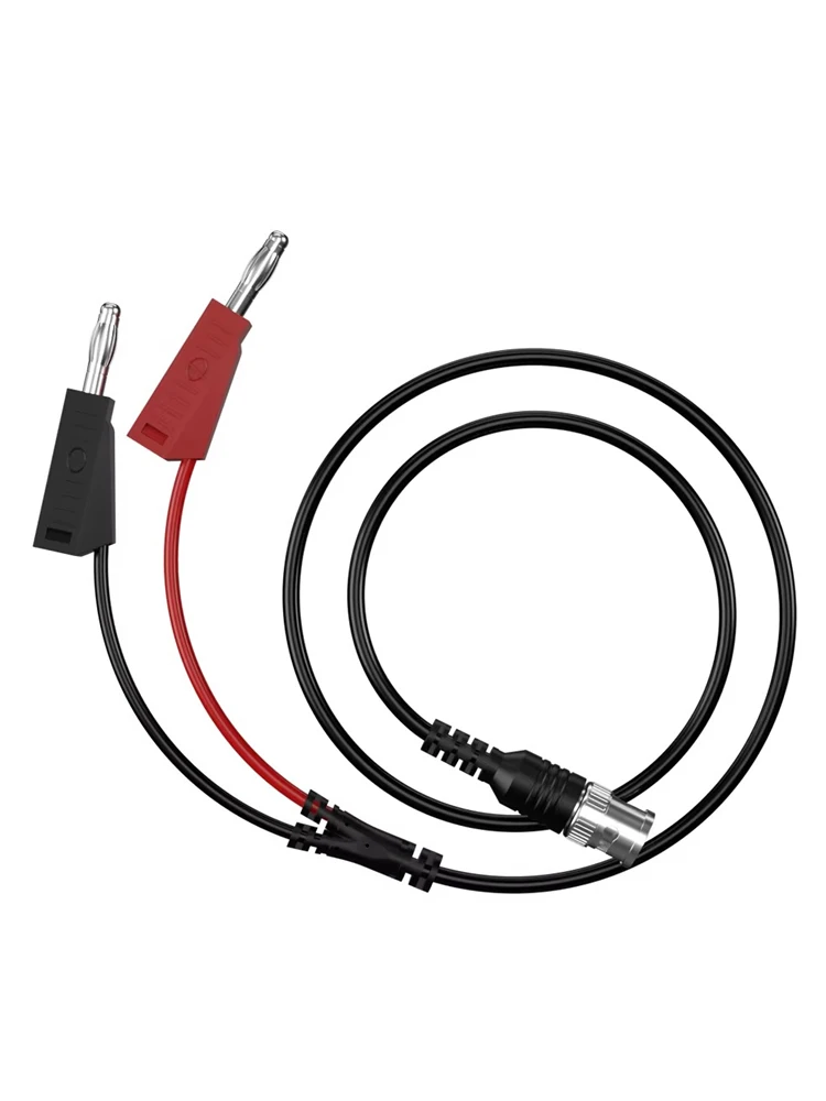100CM BNC Male Plug To Stackable 4MM Banana Plug Low Loss Coaxial Cable Test Lead Connector for Oscilloscopes
