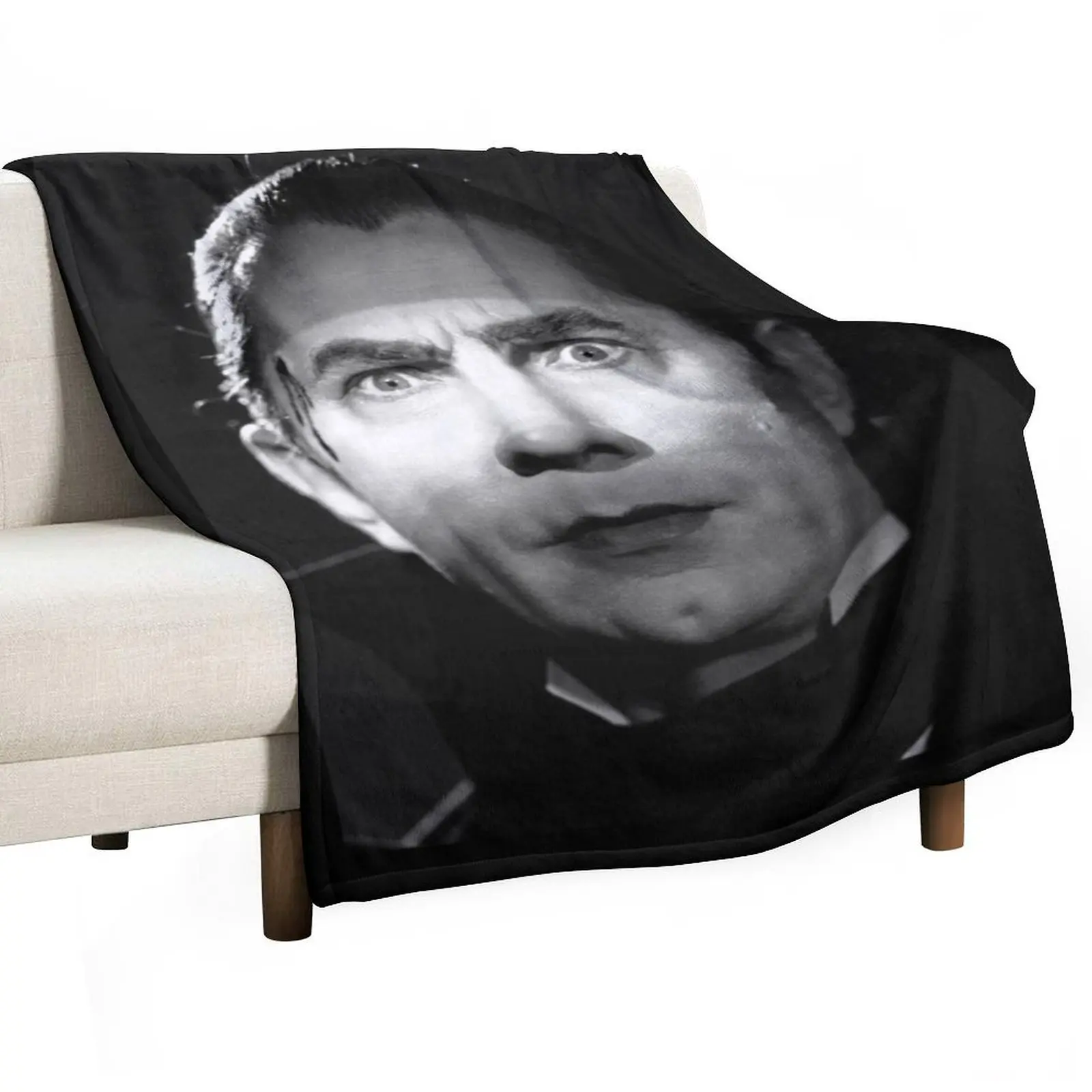 

Bela Lugosi Dracula Throw Blanket Flannel Fabric Soft Cute Plaid Blankets