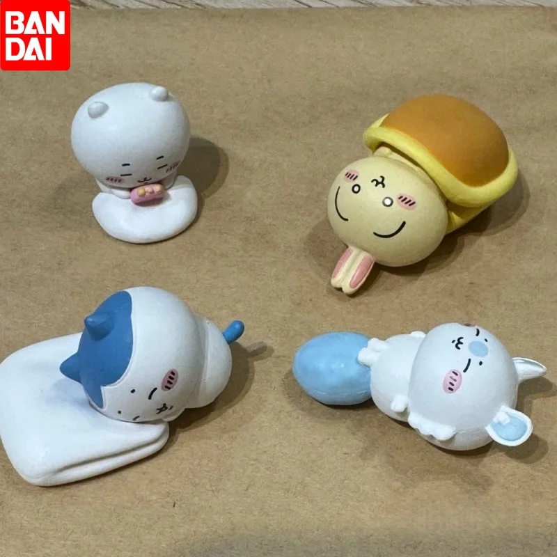 

Bandai Gashapon Chiikawa Vol.2 Sleep Series Usagi Hachiware Аниме Фигурка Коллекционная модель игрушки украшение для рабочего стола подарки для детей