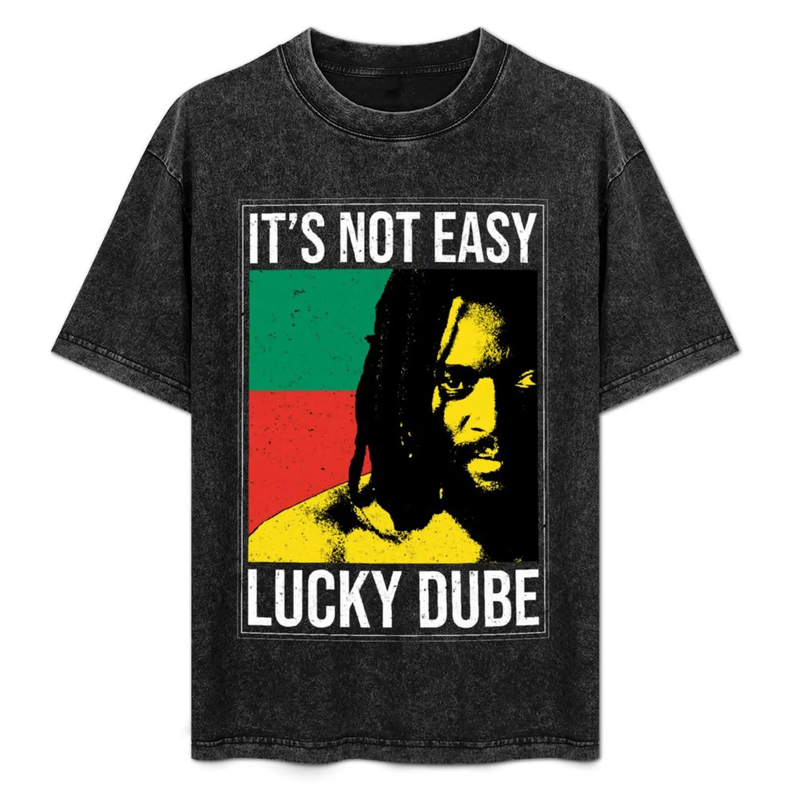 

It's Not Easy - Lucky Dube T-Shirt Summer Holiday Casual Tee